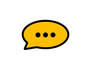 Yellow Chat Icon