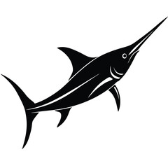 marlin fish vector