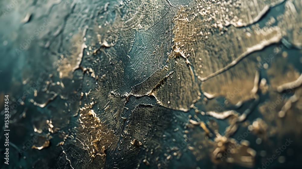 Poster abstract background with deep cracks. the image is dark and mysterious, with a hint of luxury.