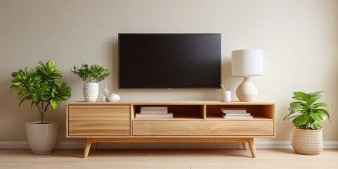 Modern television mockup banner