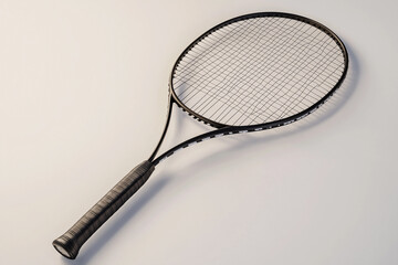 tennis racket isolated on white background for fun sport
