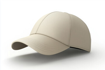 A simple vector illustration of a blank baseball cap, a classic and stylish headwear object for sport or casual uniform, isolated on a white background