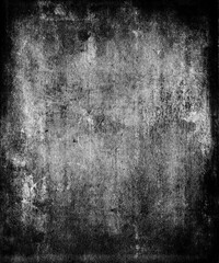 Dark Grunge Scratched Texture Background With Frame

