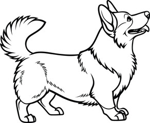 Obraz premium a cute dog is enjoying it's funny moment