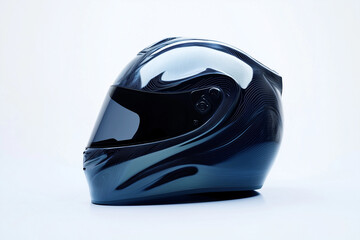 Bicycle helmet head protection isolated on white background