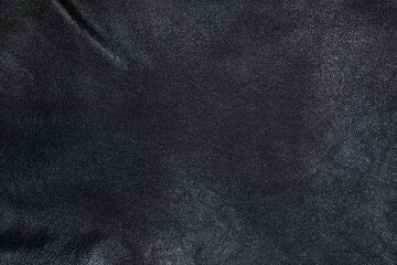 Close-Up of Dark Leather Surface for Design Use