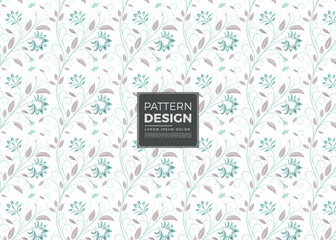 Seamless Hand-Drawn Floral Pattern for Fabric and Wallpaper Design