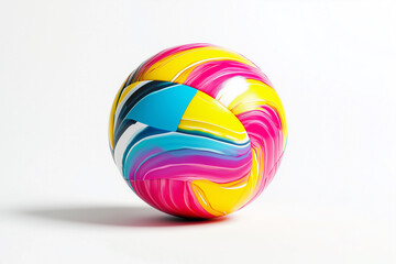 Vector illustrations of soccer, football, and other sports equipment, including a heart-shaped ball, are isolated on white backgrounds