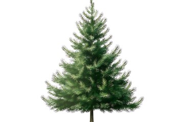 Fototapeta premium Isolated evergreen tree illustration for christmas holiday season design