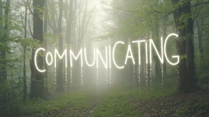 Slow aerial misty forest canopy in spring. Dew-covered leaves treetops. Subtle fog weave trunks. Faint sound forest communicating. peaceful top-down drone view dolly shots - Powered by Adobe