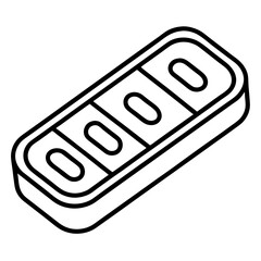 Pill Blister Pack icon vector