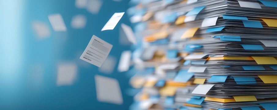 Streamlined document management aerial workflow efficiency overview