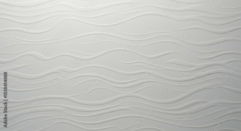 Poster abstract white wave pattern texture for minimalist design background concept