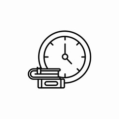 time read icon sign vector