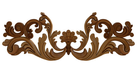 Wooden ornament