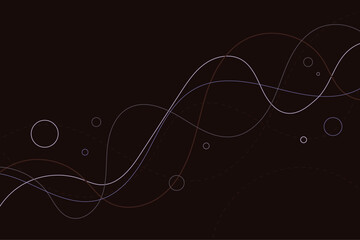 Modern amorphous geometric background with subtle movement and layered waves