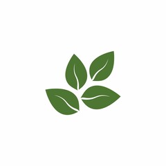 Naklejka premium leaf logo