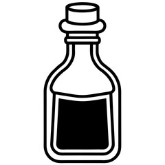 Syrup Bottle Design icon vector