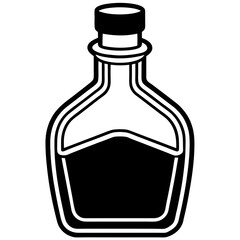 Syrup Bottle Design icon vector