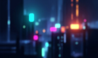 Obraz premium night city view