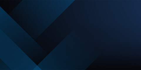 Fototapeta premium 3d modern dark blue overlap abstract background with shiny lines layers. Texture with light blue triangle element decoration. Vector illustration for modern presentation background, banner