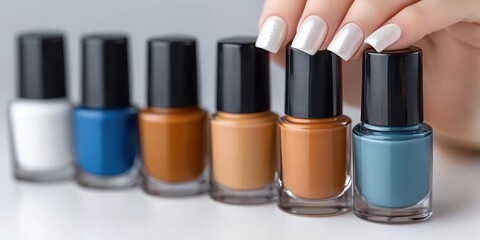 Nail art application workshop salon tutorial indoor close-up