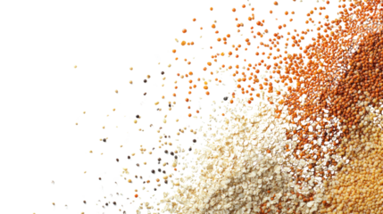 Abstract metal on white background