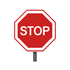 stop road sign