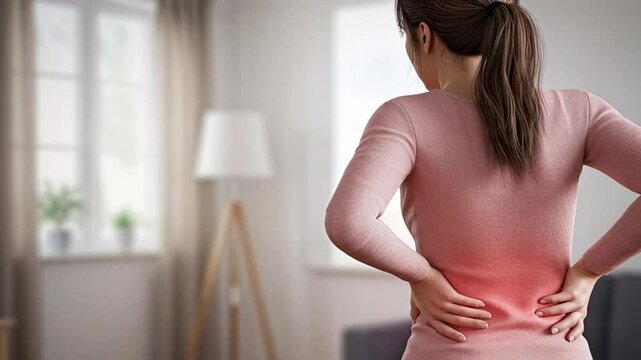 person who is suffering from back pain, Sciatic Nerve Inflammation or Lower Back Pain