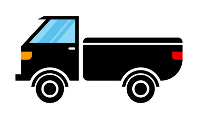 pickup car vector illustration