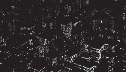 light form building city background vector , vector light from building isometric