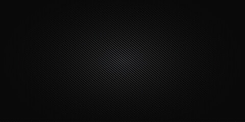Black abstract background with diagonal black lines. Vector lines