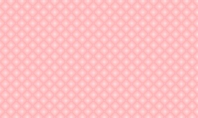 コーラルピンクのキルト生地の背景壁紙テクスチャ★レザーや布地など