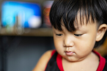 Portrait Of Toddler Face