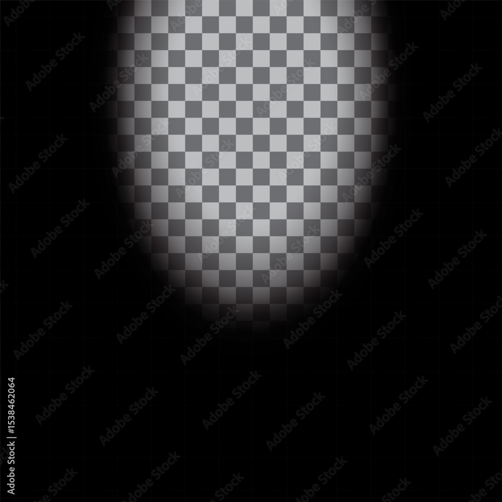 Poster dark circular background. radial gradient pattern. black spotlight vector. center glow design.