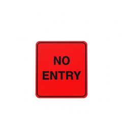 no entry sign