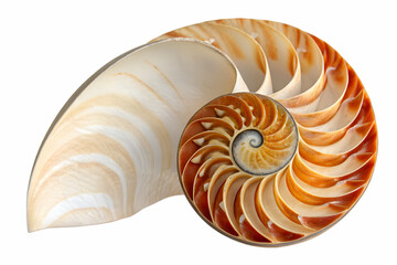 Obraz premium spiral nautilus shell