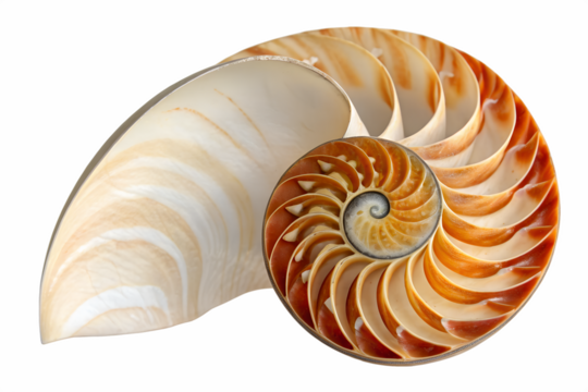 spiral nautilus shell