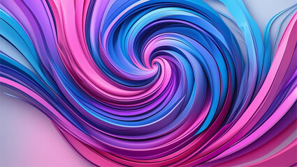 Obraz premium Abstract colorful background with swirling purple and blue fractal patterns