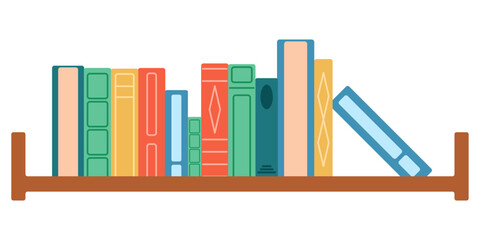 Book Shelf Illustration Set