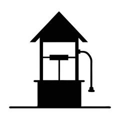 house on a white background