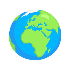 Earth Globe Europe Africa