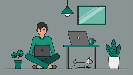 computer laptop work person