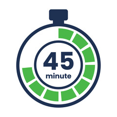 Countdown timer icon start 5, 10, 15, 20, 25, 30, 35, 40, 45, 50, 55 and 60. Numeric countdown elements for progress tracking, Time Tracking Illustration,Stopwatch Countdown Icons