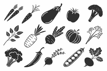Fototapeta premium set of vegetables