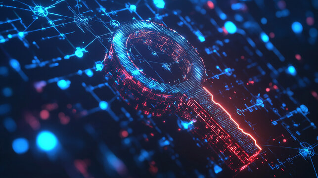 Digital Magnifying Glass Zooming in on Data Representing Online Search, Digital Footprints, and the Power of Information in a Globally Connected Network