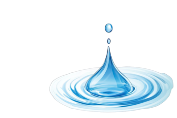 Water drop impacting a rippled surface