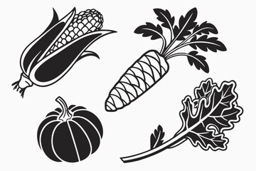 set of vegetables