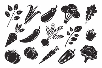 set of vegetables