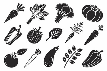 set of vegetables